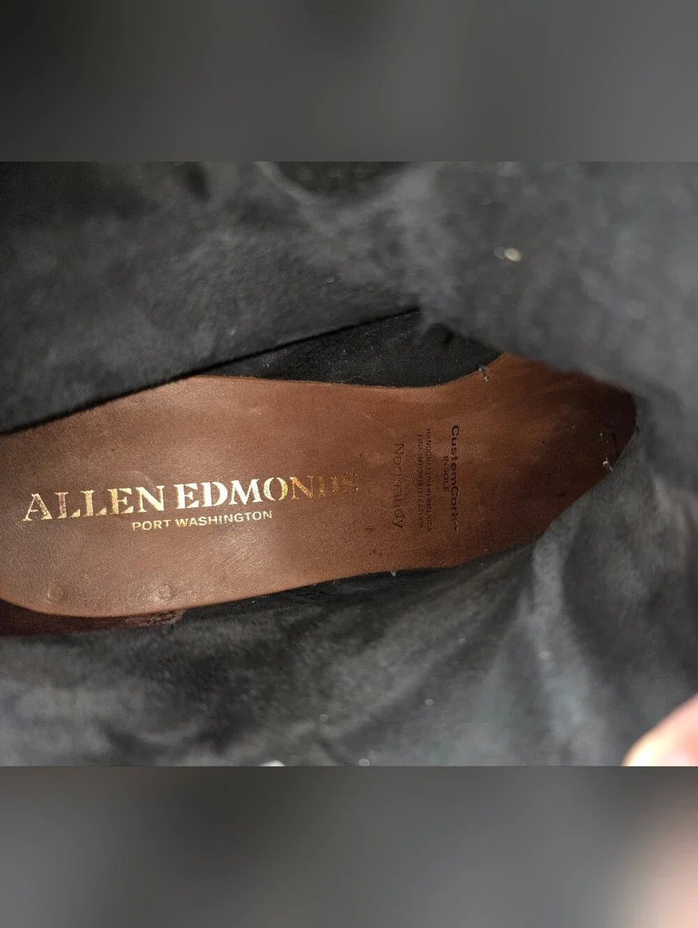 Allen Edmonds Normandy Men's Black Leather Boot